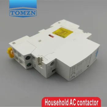 CT1 2P20A220V/230V50/60HZ Dinレール家庭用acモジュール式接触器2NO