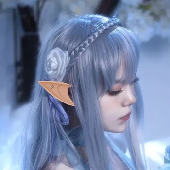 Elf耳とゴージャスFalse耳道具の妖精エンジェルのドレスまでコスプレのハロウィンM6CD