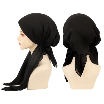 Geebro女性のお洒落な結チャイルド-ケモ-サザエのキャップのムスリム内のヘキャップBeaniesボンネットの成長ポテンシャルHeadscarf帽子Headwrapキャップ
