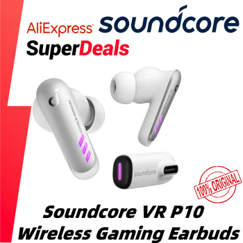 Soundcore VR P10無線ゲームヤーピース30ms低レイテンシーデュアルBluetooth接続イメOculusクエスト2つのアダプター