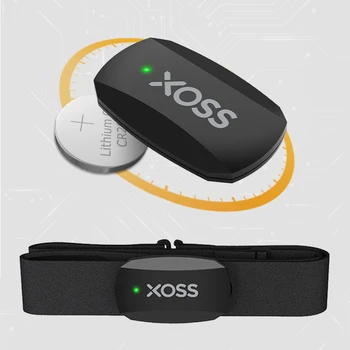 XOSS X2胸ストラップ心拍センサモニターの渦ANT+無線健康フィットネススマート自転車-バイク速度センサと間