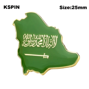 サウジアラビア国旗ワッペリモ-ジャパン株式官によりラペルピンのフラグよりラペルピンの国旗ワッペXY0595