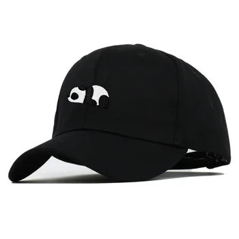 パンダの野球キャップヒップホップの刺繍の漫画物男性のお父さんは帽子をヒップホップSnapack綿帽子Kpop曲Sunhat