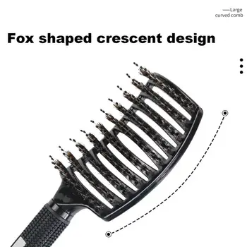 ヘッドヘアコームコームの静電気を切り拓くツールの髪の毛マッサージコーム-ヘアブラシ-櫛サロンのヘアスタイリングツール