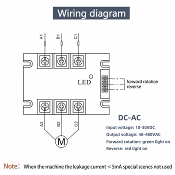 三相DCモータを運転制御モジュールLCZF3DAリレー(10A-80A10-30VDC40-480VAC