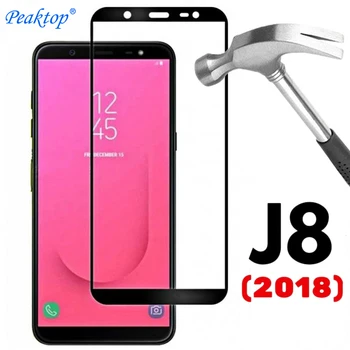 保護ガラスSamsung Galaxy J8 2018強化ガラスにサムスンJ8 2018年J6プラスJ6Plus SM-J810安全ハード画面膜