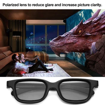 偏光パッシブ3Dメガネのための3Dテレビの実3D映画館ソニーパナソニック3Dゲームやテレビのフレーム